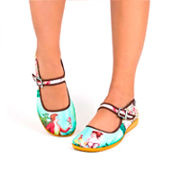 Chocolaticas&copy; Bon Voyage Women's Mary Jane Flat